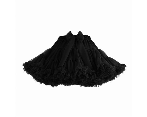 Detská dolly sukňa, čierna