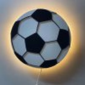 Drevená lampa Futbalová lopta